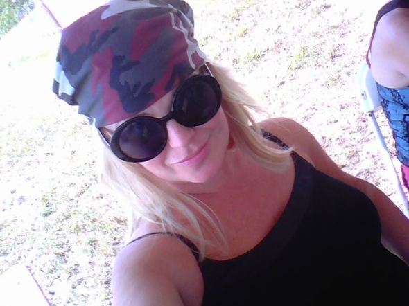 Heather Chase on Set of REVEALED